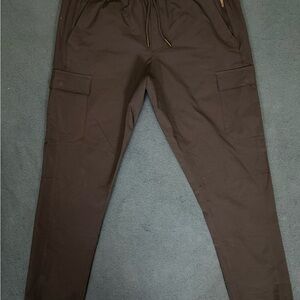 Elie Tahari Men's Dark Cargo Pants